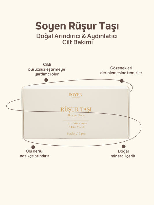 Soyen Rüşur Taşı – Doğal Arındırıcı & Aydınlatıcı Cilt Bakımı