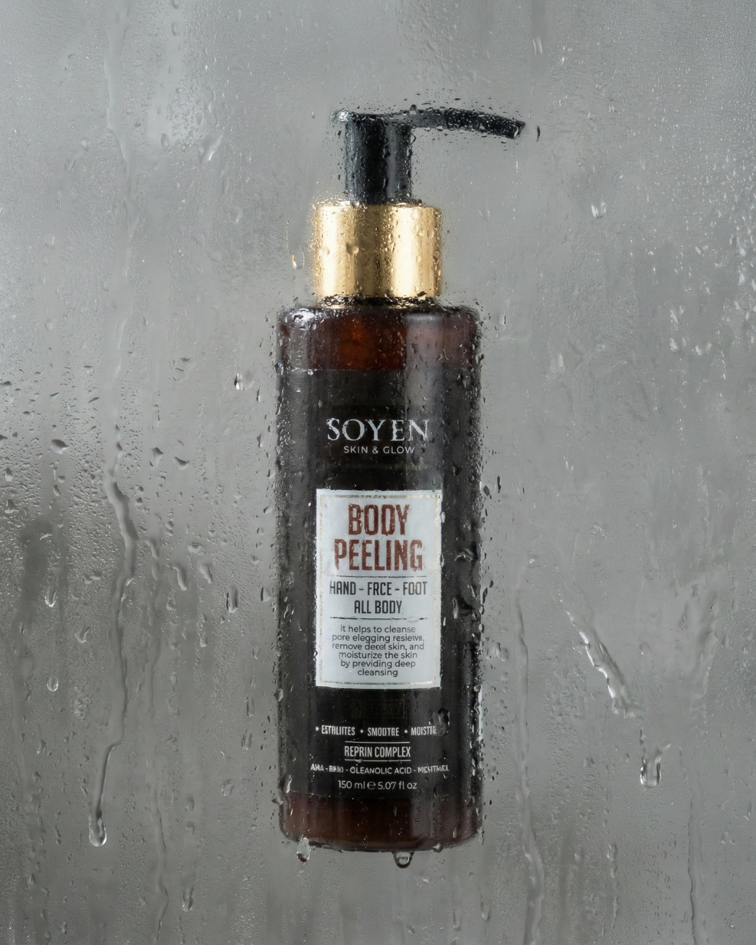 Soyen Vücut Peeling Kremi – AHA Etkili Peeling ile Arındırıcı ve Yenileyici Bakım (150 ml)