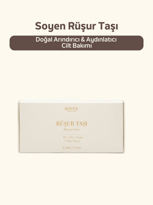 Soyen Rüşur Taşı – Doğal Arındırıcı & Aydınlatıcı Cilt Bakımı