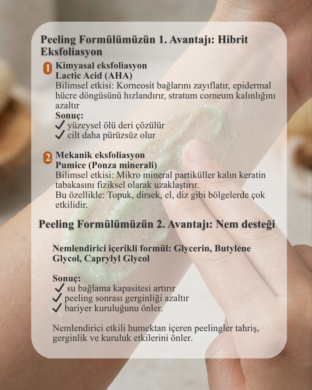 Soyen Vücut Peeling Kremi – AHA Etkili Peeling ile Arındırıcı ve Yenileyici Bakım (150 ml)