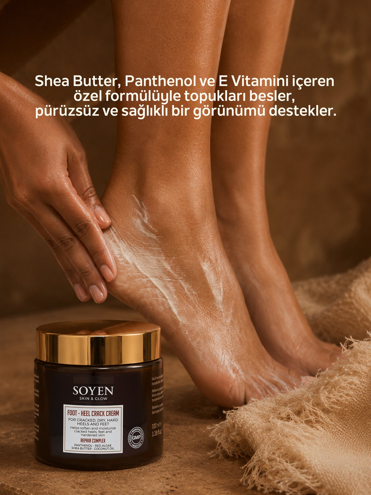 Soyen Ayak Bakım Kremi – Yoğun Nemlendirici & Onarıcı Bakım (100 ml)
